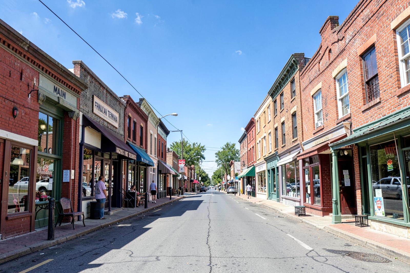Historic Main Street in Franklin, Tennessee