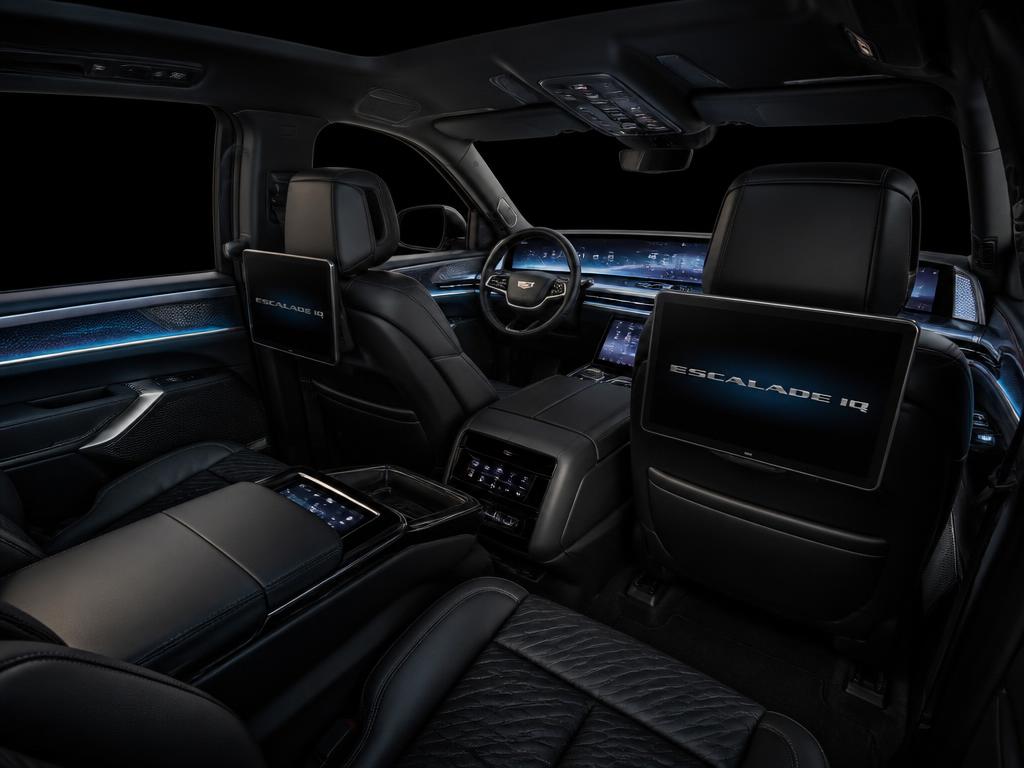 Executive rear cabin of the 2026 Cadillac Escalade IQ L